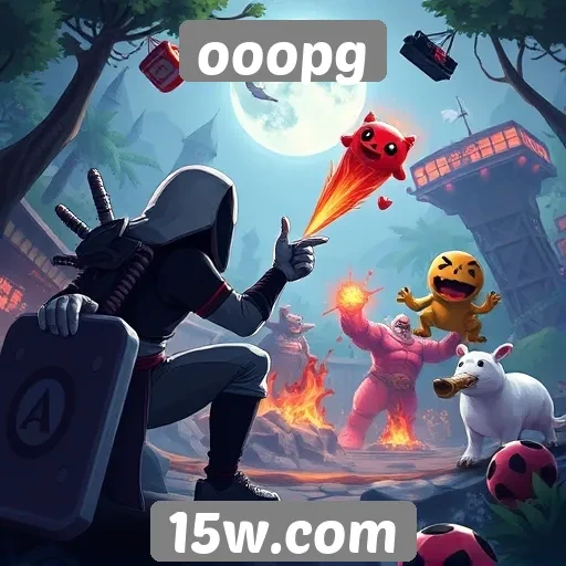 Diversidade de jogos disponíveis no site ooopg